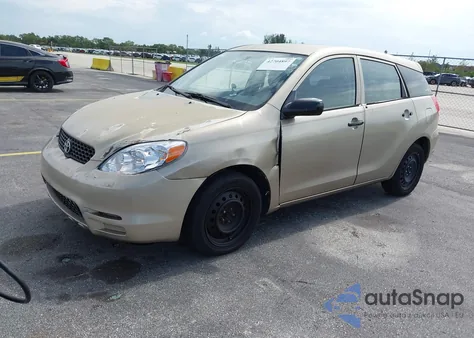 2003 Toyota Matrix Standard z USA, uszkodzony, nr VIN 2T1KR32EX3C017438